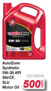 Auto Zone Synthetic 5W-30 API SN/CF Motor Oil- AZC.5W305L-5Ltr
