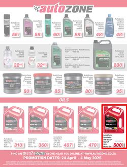 Autozone : Exclusive Brands (24 April - 04 May 2025), page 13