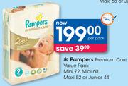 Pampers Premium Care Value Pack-Per Pack