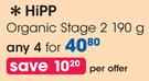 Hipp Organic Stage 2-4 x 190g