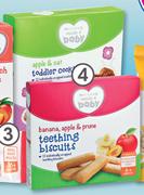 Clicks Made 4 Baby Teething Biscuits Or Toddler Cookies-160g Or 170g