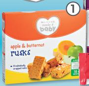 Clicks Made 4 Baby Toddler Rusks-140g