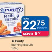 Purity Teething Biscuits-150g Per Pack