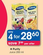 Purity Juice-4x200ml