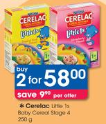 Cerelac Little Is Baby Cereal Stage 4-2x250g
