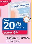Ashton & Parsons 20 Powders-Per Pack