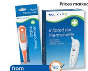 Clicks Digital Flexi Tip Waterproof Thermometer-Each