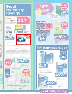 Clicks : Great Baby Savings (12 Apr - 8 May 2016), page 11