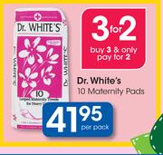 Dr.White's 10 Maternity Pads-Per Pack