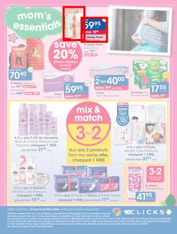 Clicks : Great Baby Savings (12 Apr - 8 May 2016), page 12