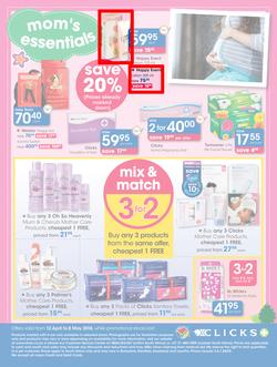 Clicks : Great Baby Savings (12 Apr - 8 May 2016), page 12