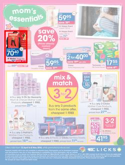 Clicks : Great Baby Savings (12 Apr - 8 May 2016), page 12