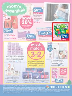 Clicks : Great Baby Savings (12 Apr - 8 May 2016), page 12