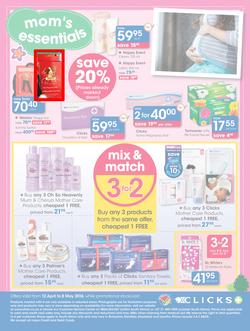 Clicks : Great Baby Savings (12 Apr - 8 May 2016), page 12
