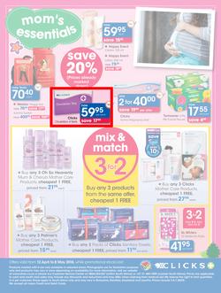 Clicks : Great Baby Savings (12 Apr - 8 May 2016), page 12