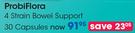 Probiflora 4 Strain Bowel Support 30 Capsules-Per Pack