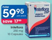 Inteflora 250mg 10 Capsules-Per Pack
