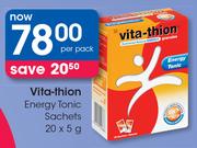 Vita Thion Energy Tonic Sachets-20x5g Per Pack