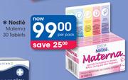 Nestle Materna-30 Tablets Per Pack