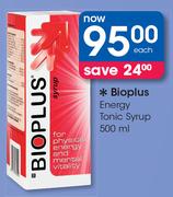 Bioplus Energy Tonic Syrup-500ml