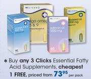 Clicks Essential Fatty Acid Supplements-Per Pack