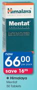 Himalaya Mentat 50 Tablets-Per Pack