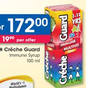 Creche Guard Immune Syrup 100ml-For 2
