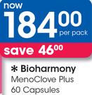 Bioharmony MenoClove Plus 60 Capsules-Per Pack