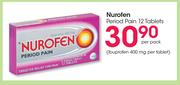 Nurofen Period Pain - 12 Tablets Per Pack
