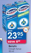 Benylin Cough Syrup-50ml Each