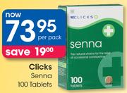 Clicks Senna-100 Tablets Per Pack