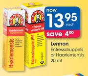 Lennon Entressdruuels Or Haarlemensis-20ml Each