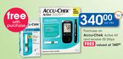 Accu Chek Active Kit Free 50 Strips