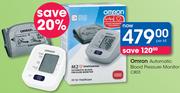 Omron Automatic Blood Pressure Monitor C803-Per Kit