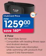 Polar H7 Heart Rate Sensor