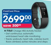 Fitbit Charge HR2 Activity Tracker