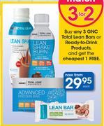 GNC Total Lean Bars Or Ready To Drink Products-Each