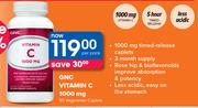 GNC Vitamin C 1000mg-90 Vegetarian Caplets
