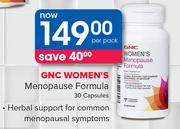 GNC Women's Menopause Formula-30 Capsules Per Pack