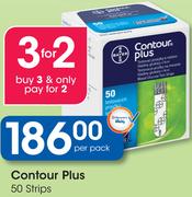 Contour Plus 50 Strips-Per Pack