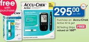 Accu-Chek Active Kit & Free 50 Testing Strips-Per Offer