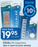 Clicks Pill Organisers-Per Pack