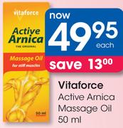 Vitaforce Active Arnica Massage Oil-50ml