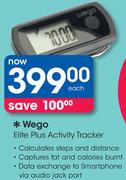 Wego Elite Plus Activity Tracker-Each