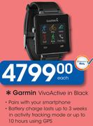 Garmin VivoActive In Black-Each