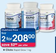 Clicks Rapid Grow-2 x 1Kg