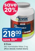 Evox 5XL Formidable Mass-2Kg Each