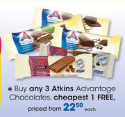 Atkins Advantage Chocolates-Each