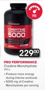 GNC Pro Performance Creatine Monohydrate-500g 
