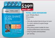 Total Lean Advanced Lean Shake Burn Chocolate 739,2 g-Each